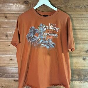 Y2K Men's Harley Davidson Sturgis 2013 tee